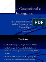 A5 - Regulamentação Da Higiene, Saude e Seguranca No Trabalho em MOZ