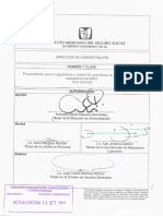 Procedimiento para El Seguimiento y Control Del Ausentismo No Programado de Los Trabajadores Del Imss