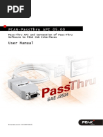 PCAN PassThru API Rev 05.00 - UserMan - Eng