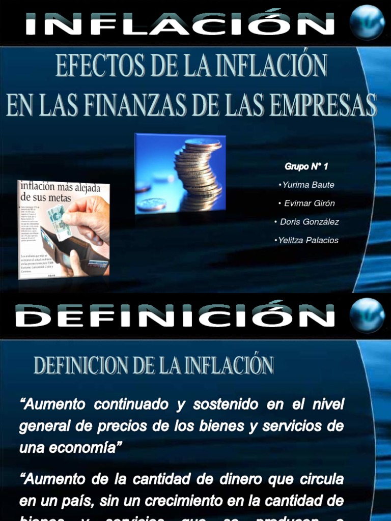 Impacto de la Inflación en Finanzas Empresariales | PDF | Inflación ...