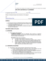 FNU Employee Confidentiality Agreement Editable 