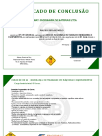 Certificado NR 12