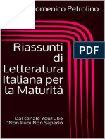 Riassunti Di Letteratura Italiana Per La Maturità Dal Canale YouTube Non Puoi Non Saperlo (Italian Edition) (Domenico Petrolino [Petrolino, Domenico]) (Z-Library)