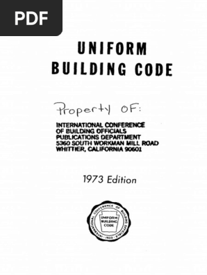 Ubc 1973 | PDF | Structural Steel | Concrete