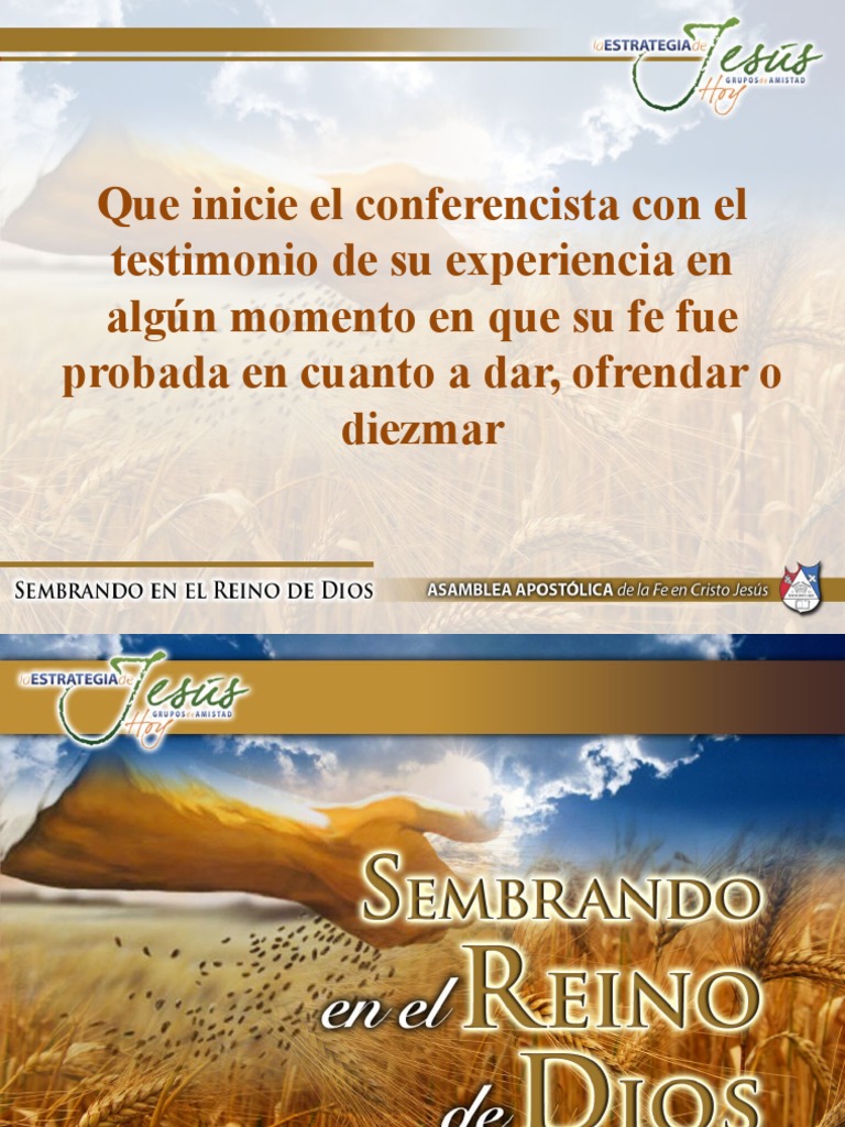 Invirtiendo en el Reino de Dios | PDF | Diezmo | Bendición