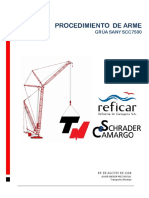 Procedimiento de Armado Grúa SANY SCC-7500