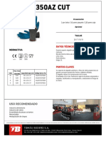 (350AZ CUT) Ficha Tecnica ES
