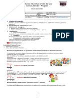 (GUIA2-TALLER2) Matematica CICLO 3