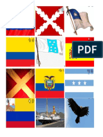 Bandera, Escudo y Personajes