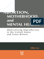 (Ellie Lee) Abortion, Motherhood, and Mental Healt
