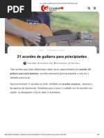 16 Acordes de Guitarra para Principiantes (PDF GRATIS ) | PDF | Artes ...
