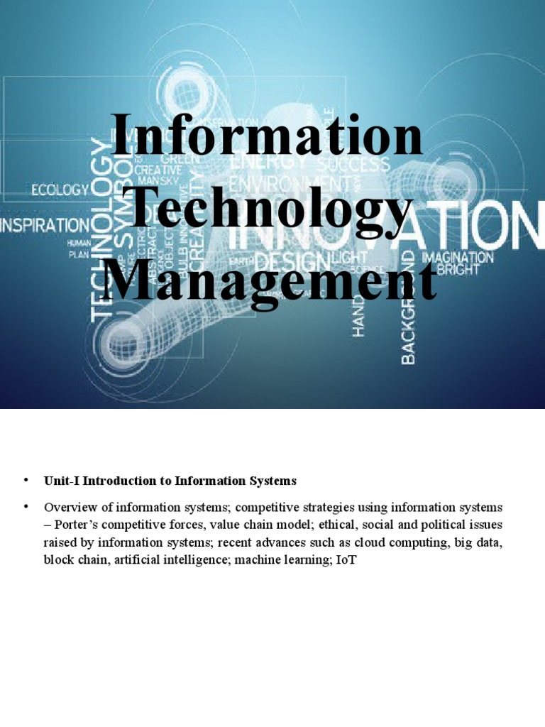 Information Technology Management | PDF | Databases | Cloud Computing