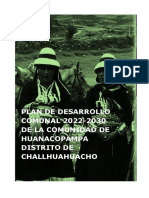 PLADECOM - CC. Huanacopampa (Entregado)