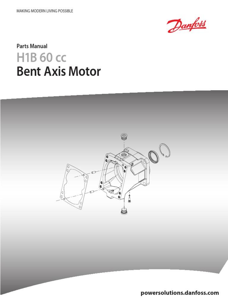 H1B 60 cc Bent Axis Motor Manual | PDF | Valve | Machines