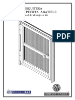 Manual Montaje Mosquitera Puerta Abatible