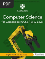 Cambridge IGCSE - O Level Computer Science Teacher's Resource Sample