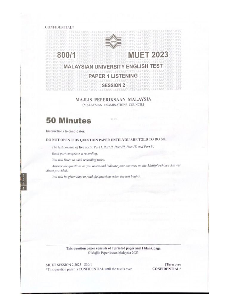 Listening Session 2 Pdf