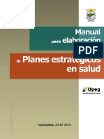 Lectura - Manual para La Elaboración de Planes Estratégicos en Salud