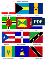 Banderas de America Del Sur y de Las Antillas