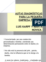 Pautas Diagnósticas para La Pequeña Empresa Familiar