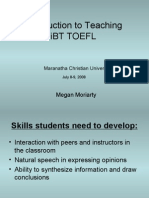 TOEFL Seminar 2008