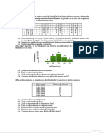 Unidad 1 - Distribución de Frecuencias y Medidas Numéricas Ejercicios