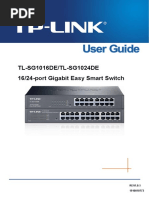 TL-SG1016DE/TL-SG1024DE 16/24-Port Gigabit Easy Smart Switch