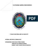 7pasos para Resolver Un Conflicto