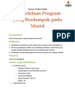 Pengelolaan Program Yang Berdampak Pada Murid: Kompetensi Indikator