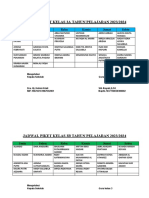 Jadwal Piket Kelas 3 2023-2024