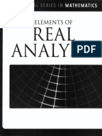 Elements of Real Analysis Denlinger
