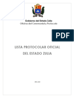 Lista Protocolar Del Edo. Zulia-ABRIL 2023