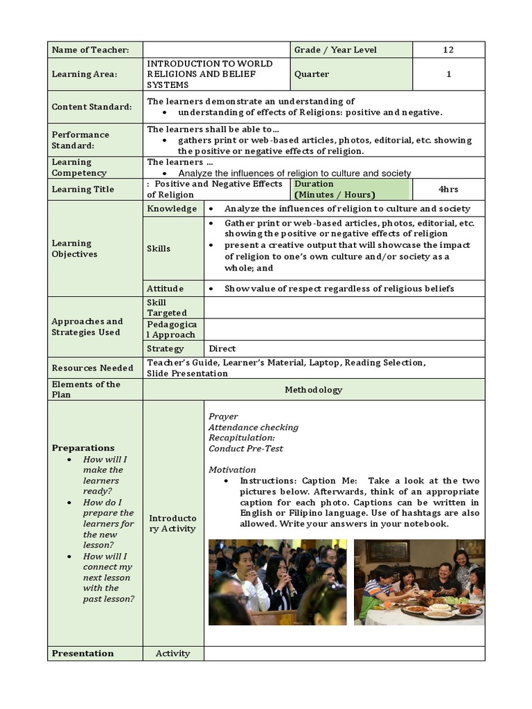 Intro To World Religions | PDF | Learning | Concept