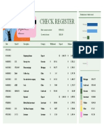 Check Register With Chart