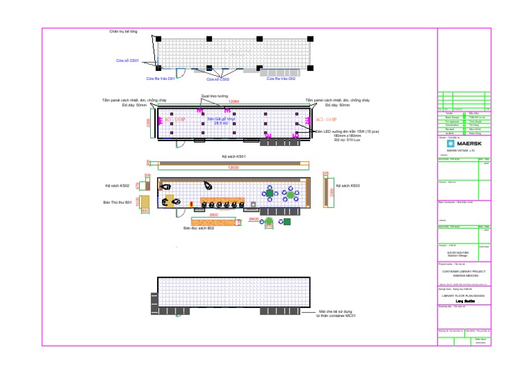 Container Library 01-FLOOR PLAN | PDF