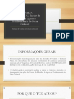 Auditoria Operacional Pacote de Medidas de Apoio