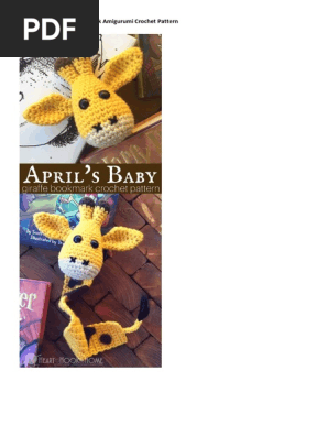 Marcador Giraffe_Bookmark