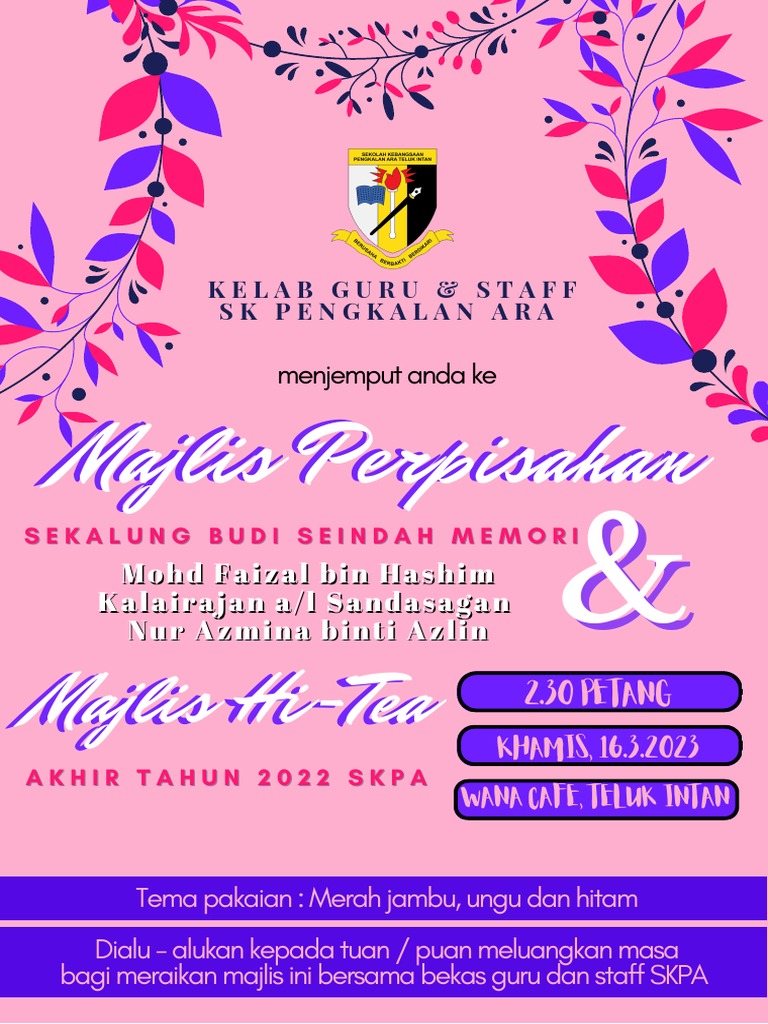 Majlis Perpisahan | PDF