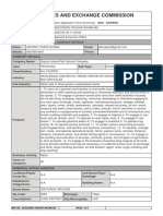 Application Summary Form