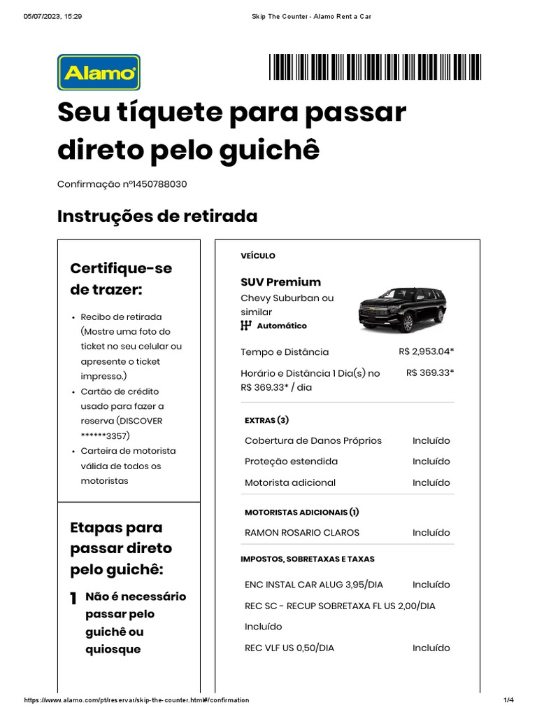 Skip the counter alamo rent a car pdf com rcio ve culos terrestres