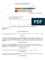 Modelo Ata de Assembleia de Reunião Entre Sócios - Ltda