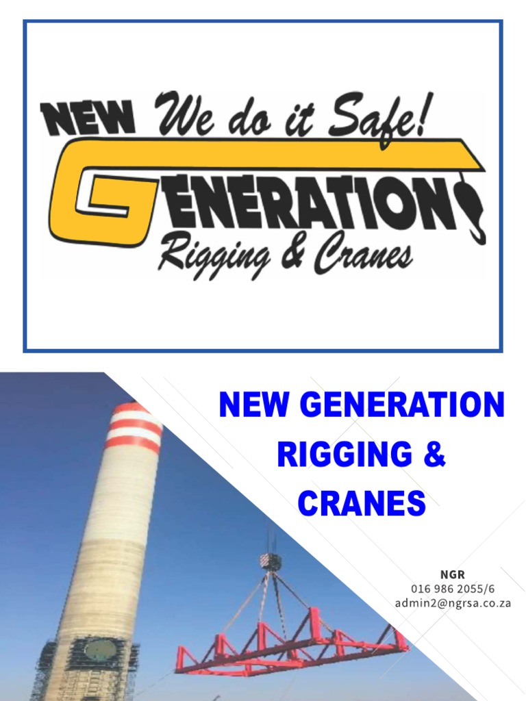 New Generation Rigging Services | PDF | Technology & Engineering