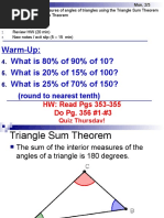 2 CH 6-1 Sum of Interior and Exterior Angles in Polygons