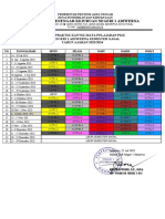 Jadwal Praktik PKK Di Kantin Semester Gasal 2023-2024