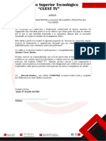 Carta de Responsabilidad Actividades Prácticas