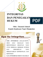 Integritas Dan Korupsi (23-09-2020)