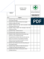 Daftar Tilik Perkesmas