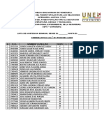 Lista Semanal