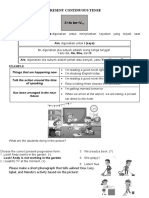 Present Continuous Tense