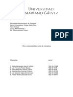 Etica y Responsabilidad Social de La Empresa Tema